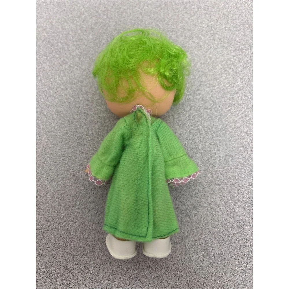 Vintage 1979 Kenner Strawberry Shortcake Lime Chiffon Doll With Parfait Parrot
